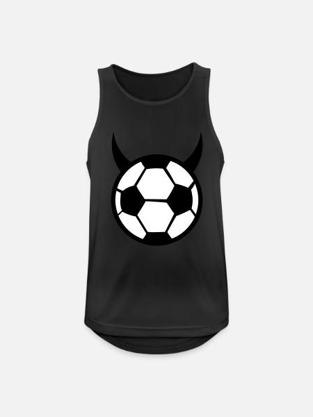 fussball - fußball teufel - Männer Tank Top atmungsaktiv - Schwarz