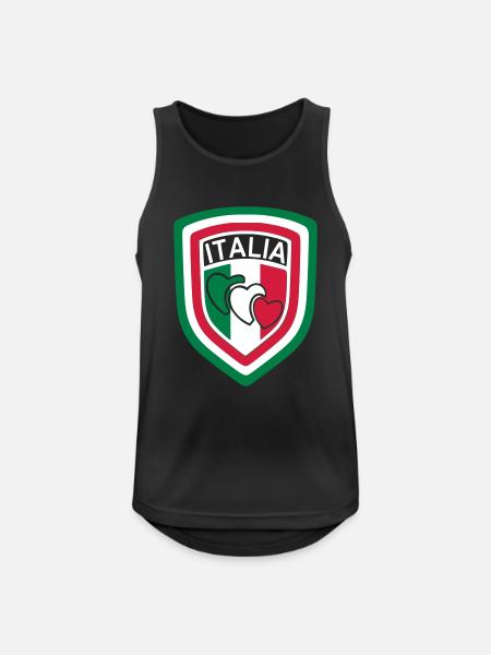 scudetto_italia1 - Men's Breathable Tank Top - black
