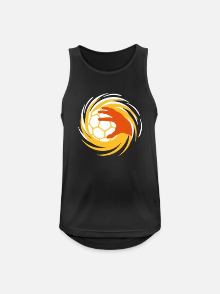 Handball Strudelhand - Men's Breathable Tank Top - black