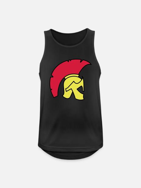 Spartan Helmet - Men's Breathable Tank Top - black