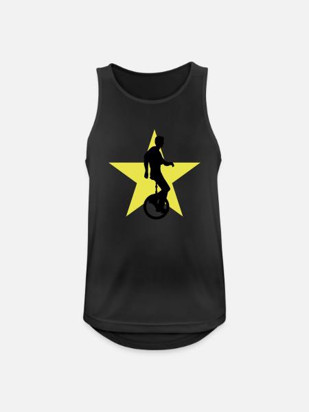 einradfahrer_2c - Men's Breathable Tank Top - black