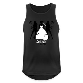 JGA - Bride security - Bride - Team - Teufel 2C - Men's Breathable Tank Top - black - Front - Nick (188cm)