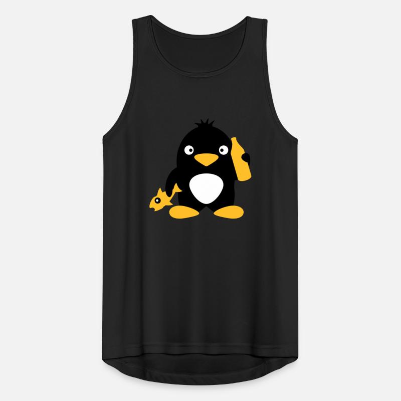 Fish And Beer Penguin Débardeur respirant Homme