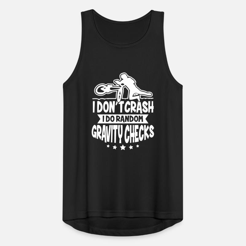 MTB Biker Dont Crash Do Gravity Männer Tank Top atmungsaktiv