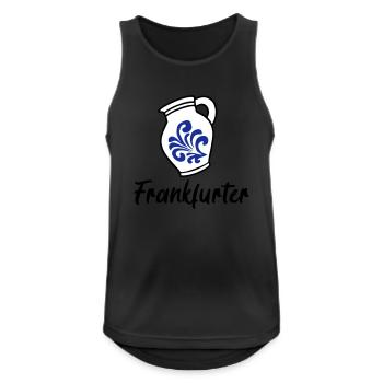 Hesse Bembel Apfelwein - Männer Tank Top atmungsaktiv - Schwarz - Vorne - Nick (188cm)