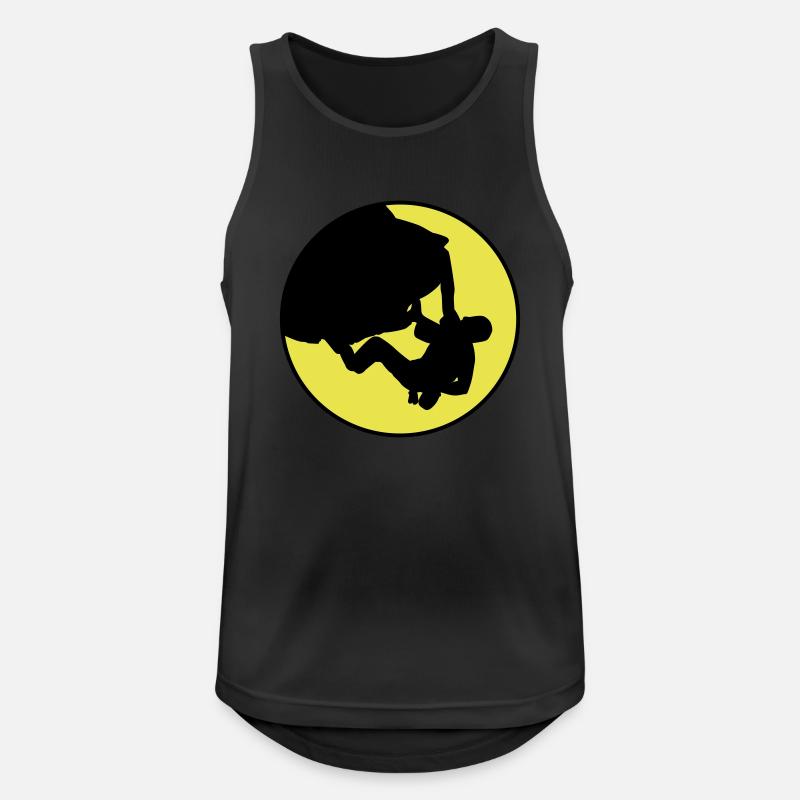 Climber - Boulder - Men's Breathable Tank Top - black