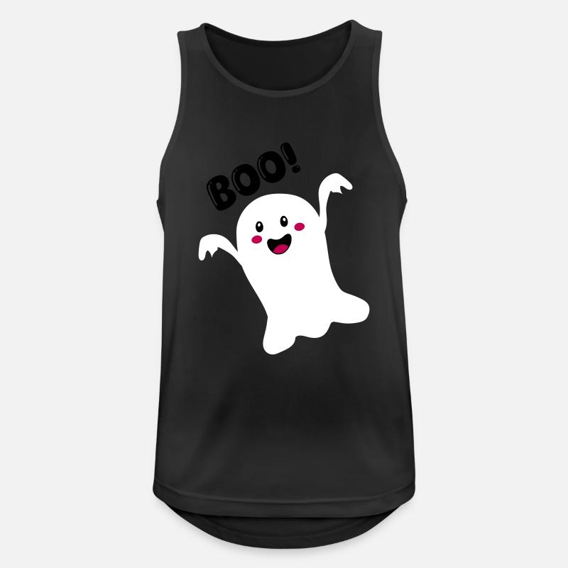 geist 01 - Männer Tank Top atmungsaktiv - Schwarz