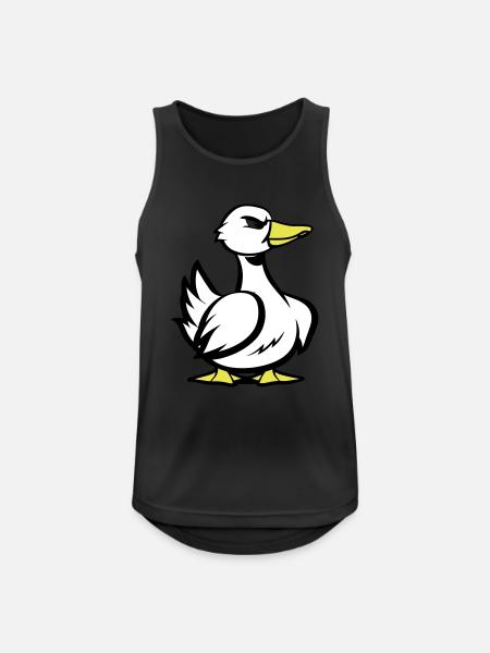 Duck Comic Cartoon - Men's Breathable Tank Top - black