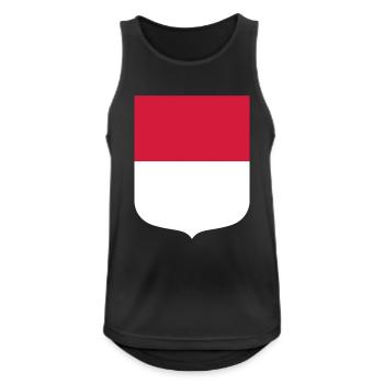 Hesse - Men's Breathable Tank Top - black - Front - Nick (188cm)