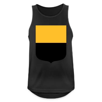 Saxony Anhalt - Men's Breathable Tank Top - black - Front - Nick (188cm)