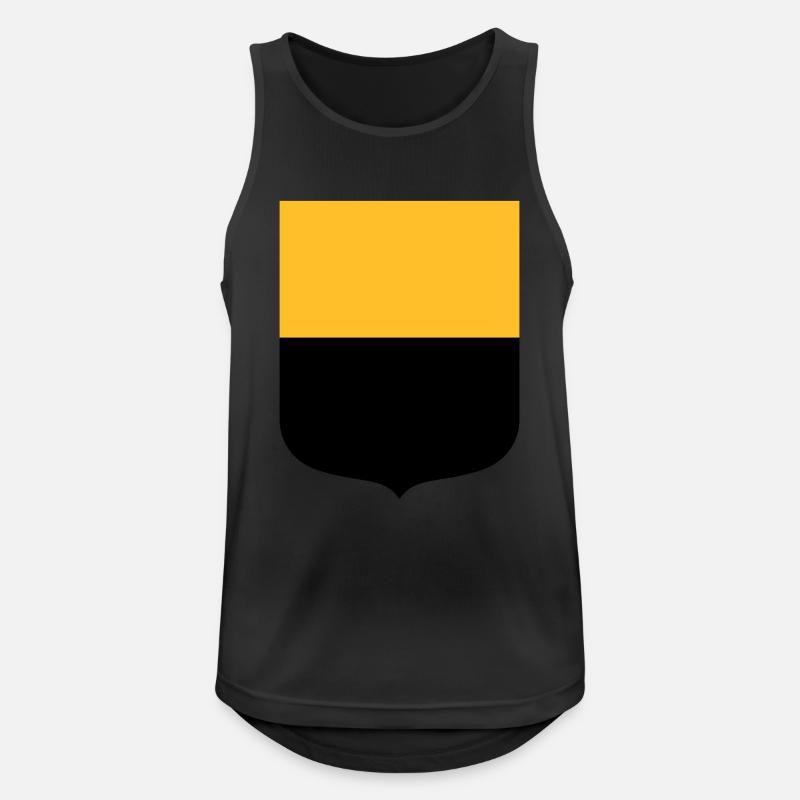 Sachsen-Anhalt - Männer Tank Top atmungsaktiv - Schwarz