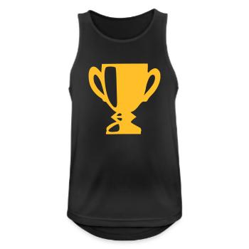 Cup - Trophy - Winner - Champion - Men's Breathable Tank Top - black - Front - Nick (188cm)