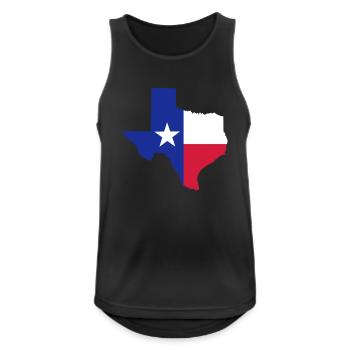 Texas - Débardeur respirant Homme - noir - Devant - Nick (188cm)