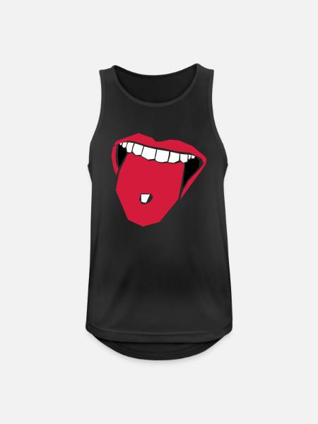 Drugs - Männer Tank Top atmungsaktiv - Schwarz