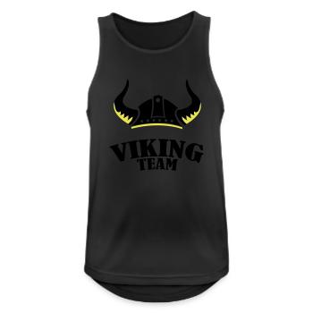 L’équipe Viking - Débardeur respirant Homme - noir - Devant - Nick (188cm)