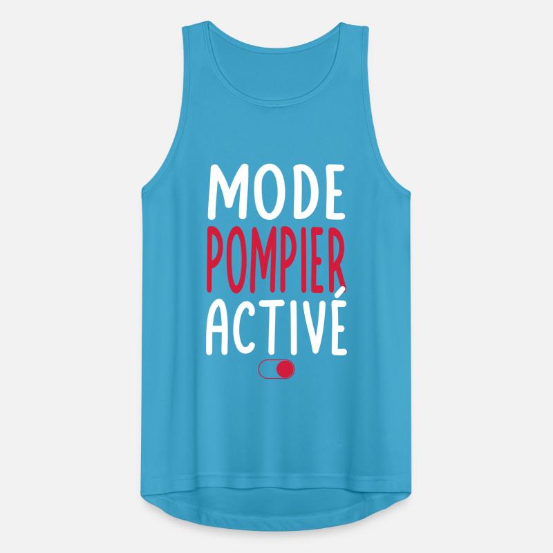Mode Pompier activé - Idée cadeau Débardeur respirant Homme