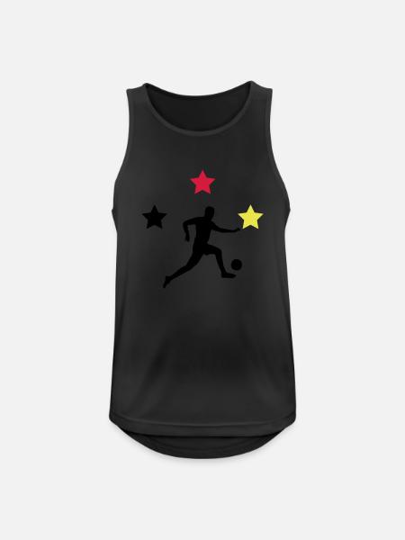 Footballer Germany - Men's Breathable Tank Top - black