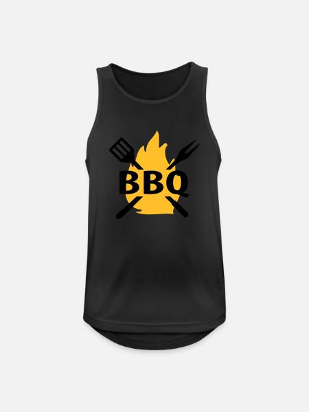 barbecue - Débardeur respirant Homme - noir