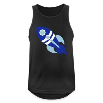 Rocket - Men's Breathable Tank Top - black - Front - Nick (188cm)