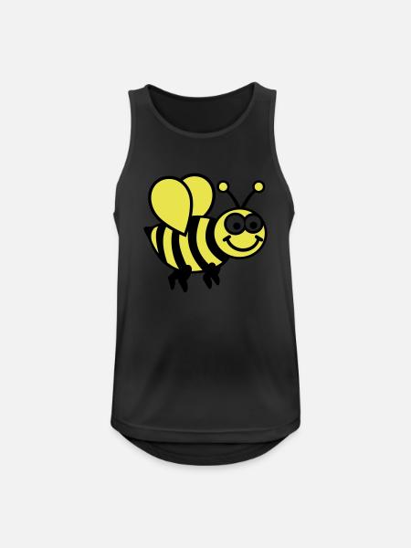 Bee - Men's Breathable Tank Top - black