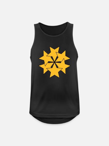 transformed stars | Vectorgraphic - Men's Breathable Tank Top - black