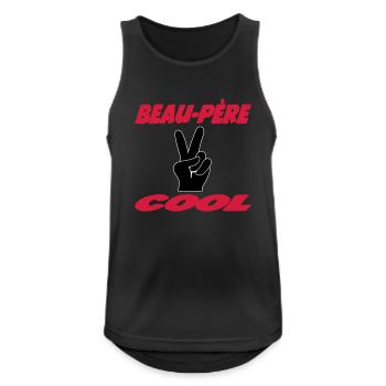 COOL Stepfather - Men's Breathable Tank Top - black - Front - Nick (188cm)