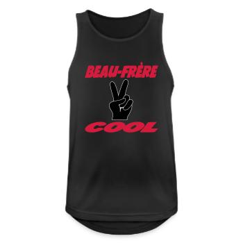 COOL Brother-in-Law - Men's Breathable Tank Top - black - Front - Nick (188cm)