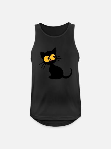 Black Kitten - Men's Breathable Tank Top - black