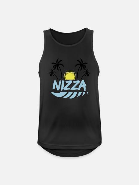 Nice - Men's Breathable Tank Top - black
