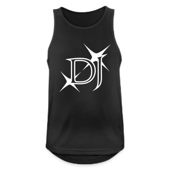 DJ Star Mixer DJ Dance Party Musique Logo - Débardeur respirant Homme - noir - Devant - Nick (188cm)