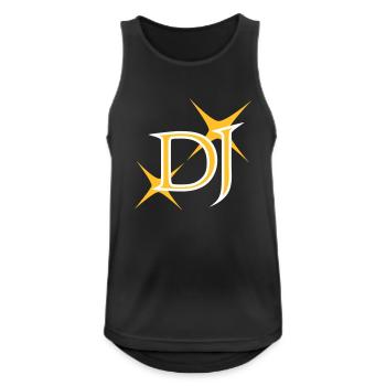 DJ Star Mixer DJ Dance Party Musique Logo - Débardeur respirant Homme - noir - Devant - Nick (188cm)