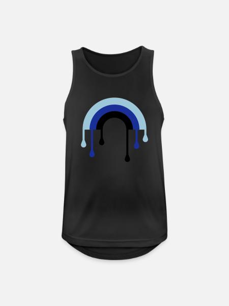 regenbogen_3f - Men's Breathable Tank Top - black