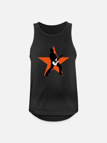 guitarstar_032012_b_3c - Men's Breathable Tank Top - black