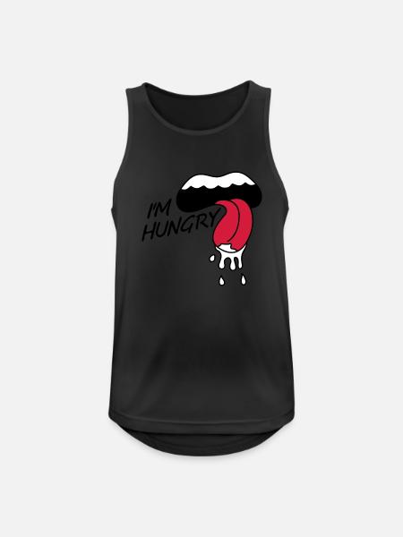 im_hungry_mouth - Men's Breathable Tank Top - black