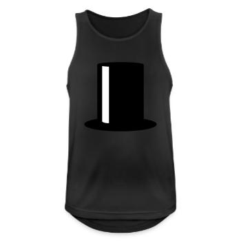Top Hat - Débardeur respirant Homme - noir - Devant - Nick (188cm)