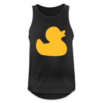 Rubber duck - Men's Breathable Tank Top - black - Front - Nick (188cm)