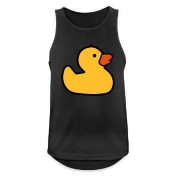 Rubber duck - Men's Breathable Tank Top - black - Front - Nick (188cm)