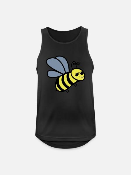 Bee Cool - Men's Breathable Tank Top - black