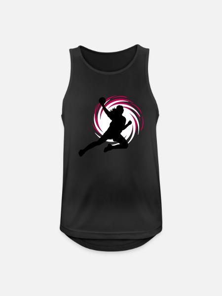 Eddy handball - Débardeur respirant Homme - noir