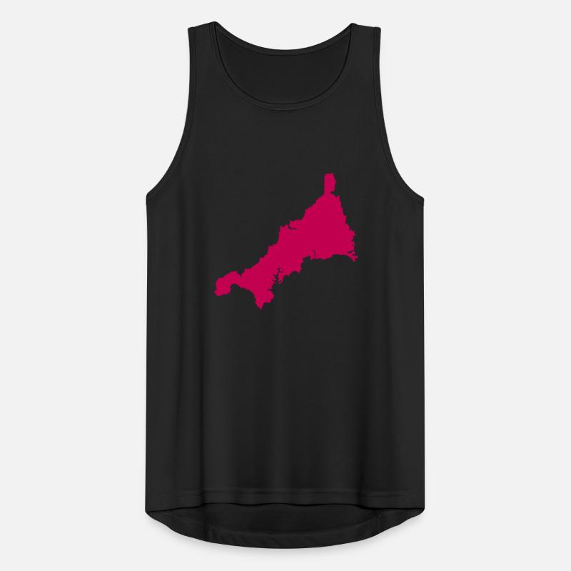 Cornwall UK County Men's Breathable Tank Top
