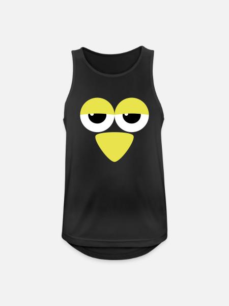Eyes with beak - Men's Breathable Tank Top - black