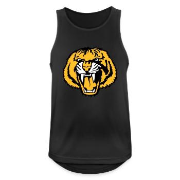 tiger tigro logo club face cartoon - Men's Breathable Tank Top - black - Front - Nick (188cm)