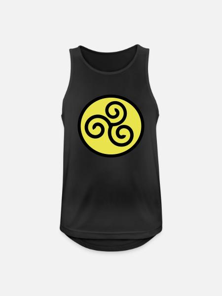 Viking symbol - Men's Breathable Tank Top - black