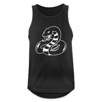 Snake - Men's Breathable Tank Top - black - Front - Nick (188cm)