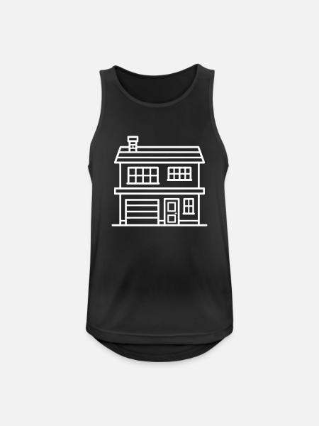 House Property - Men's Breathable Tank Top - black