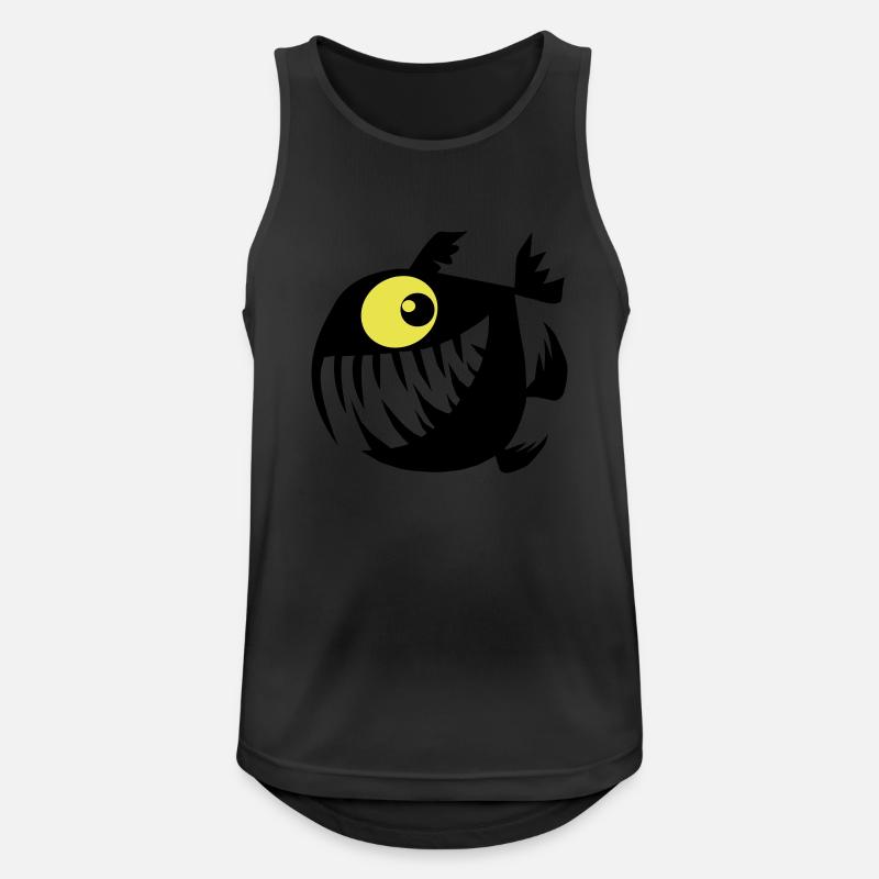 Frohe Perry - Männer Tank Top atmungsaktiv - Schwarz