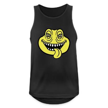 face head monster boese snake dangerous la - Men's Breathable Tank Top - black - Front - Nick (188cm)