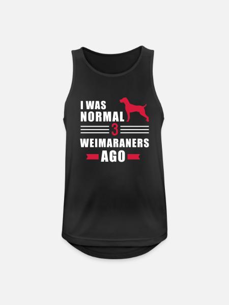 Weimaraner - Débardeur respirant Homme - noir