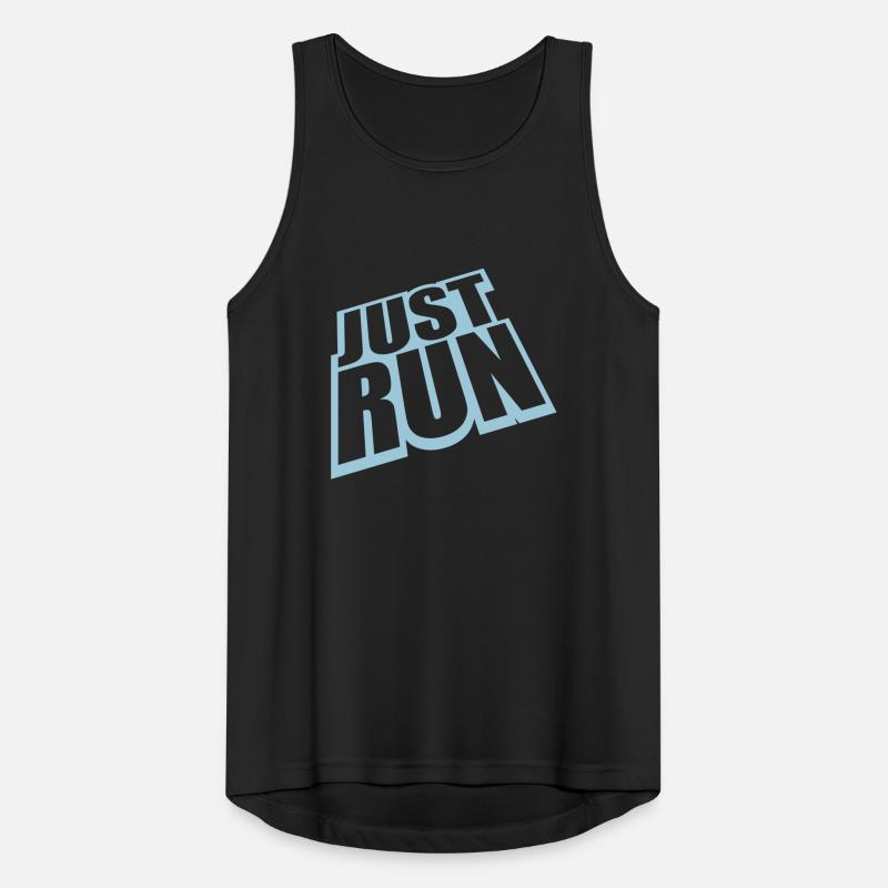 Logo Just Run cool Débardeur respirant Homme