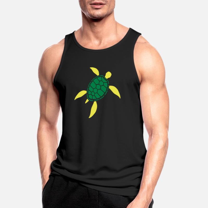 Turtle Turtle Shell Icon Logo Cool Men's Breathable Tank Top